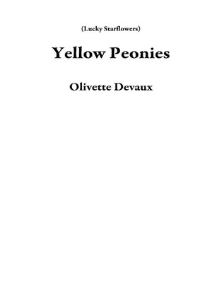 cover image of Yellow Peonies